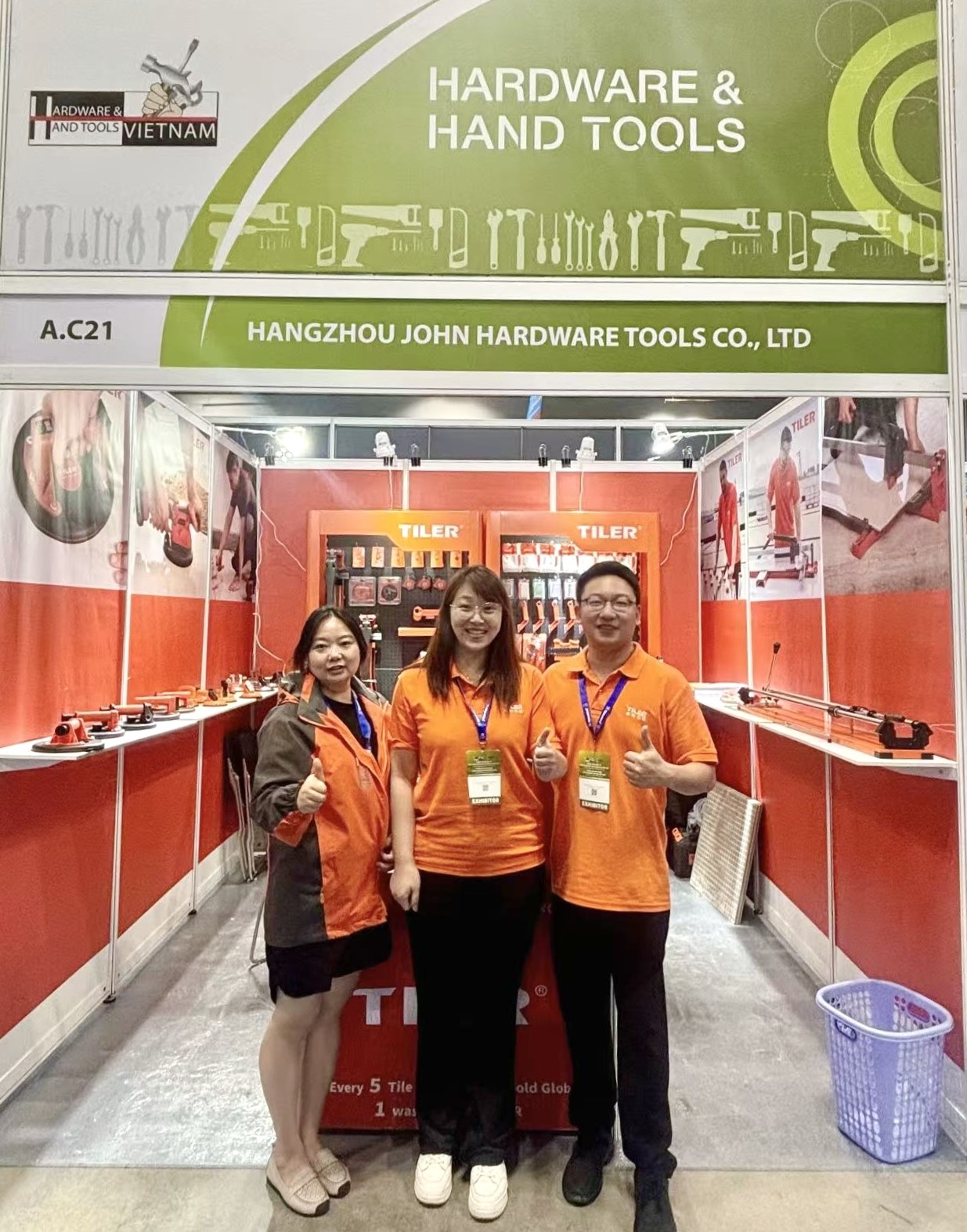 TILER Shines at the Vietnam International Hardware Exhibition